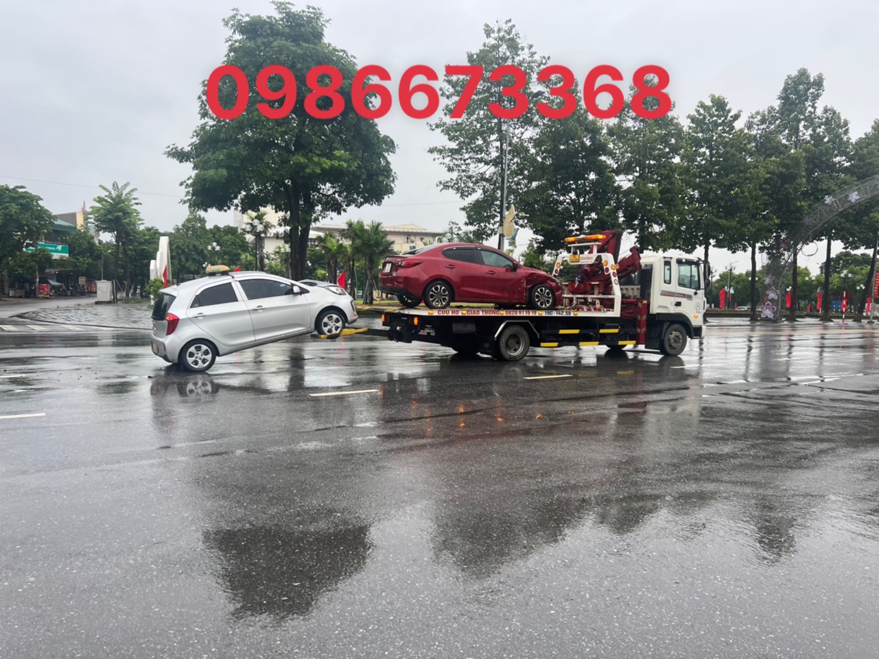 Cứu hộ giao thông tại Phú Thọ