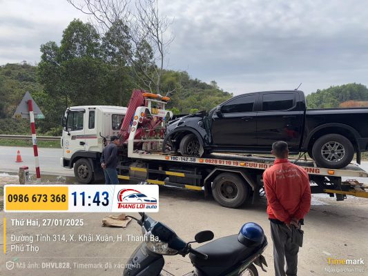 Cứu hộ giao thông tại Việt Trì Phú Thọ