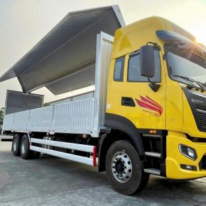 XE THÙNG KÍN CONTAINER CÁNH RƠI DONGFENG KR270 6x2