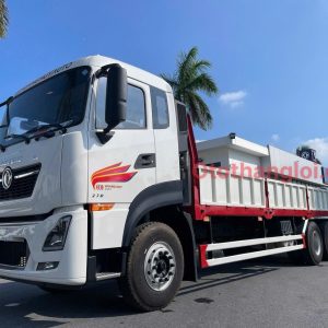 XE TẢI THÙNG LỬNG 3 CHÂN NEW DONGFENG HOÀNG HUY KR270 6x4 DÀI 9.6 M
